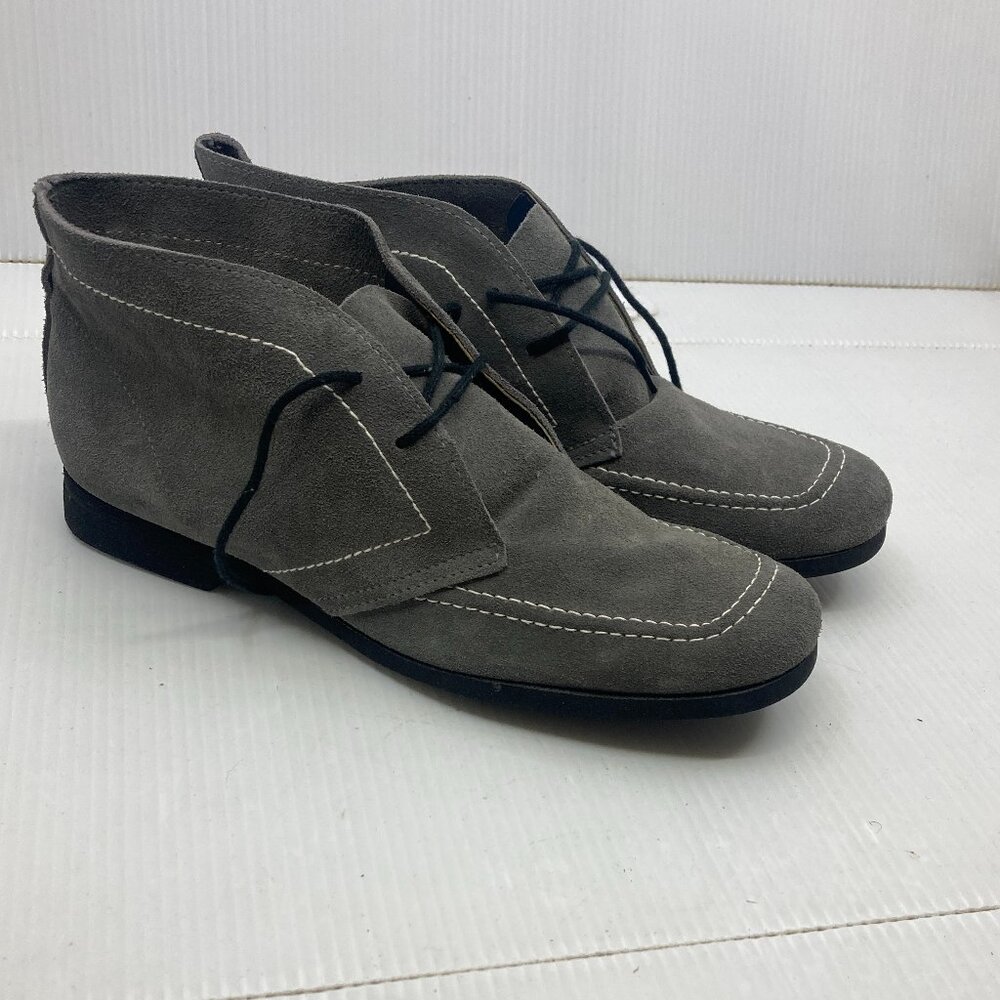 Vtg 1960s GREYHOUND SHOE Canada child baby grey suede desert boots shoes sz 6